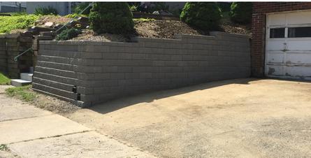 Versa Lok Lampus Pittsburgh Retaining wall