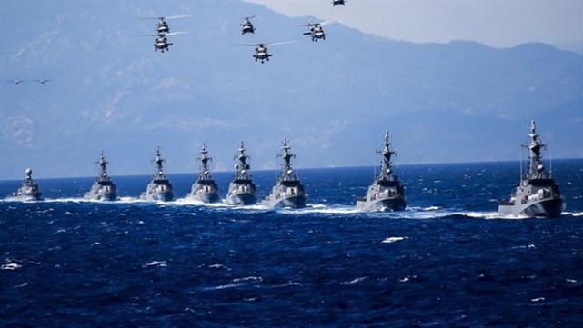 turkish navy on move