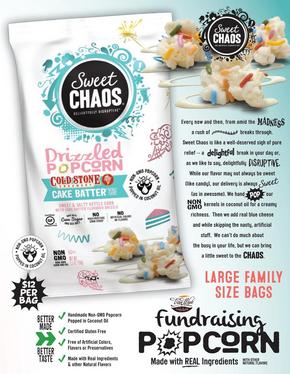 Van Wky $12 Sweet Chaos Popcorn fundraiser Brochure