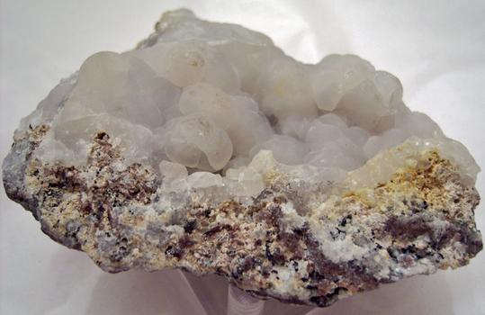 lilac-pink SMITHSONITE, fluorescent ARAGONITE - Choix, Mun. de Choix, Sinaloa, Mexico - ex Paul and Betty Kelly