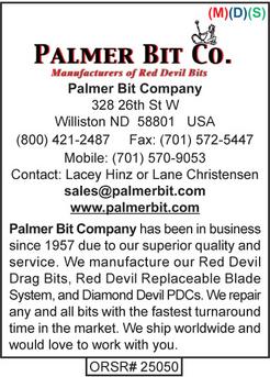 Palmer Bit Company, Drag Bits
