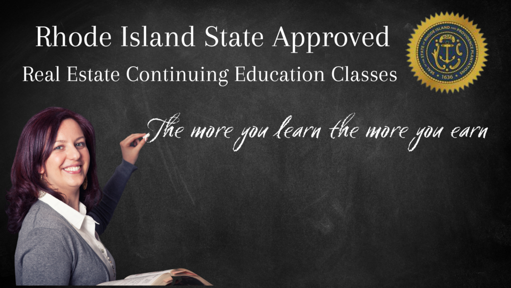 Rhode Island real estate license renewal CE