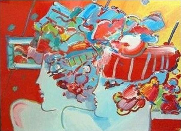 Peter Max Les Mondrian Ladies