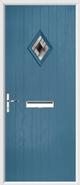 Cottage Diamond Composite Door aspen glass