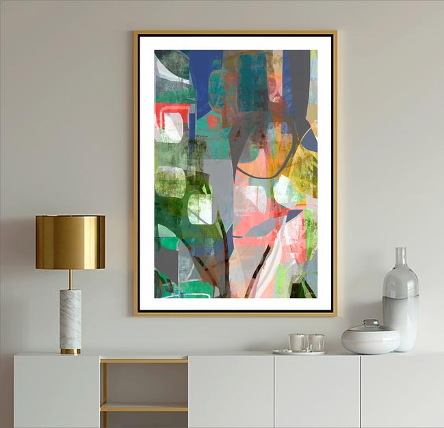 multi-color abstract art, #abstract art, #dubois art, #florals
