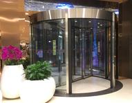 hotel automatic revolving door