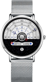Alien Sky Starwatcher Calendar UNISEX Retro Watches Casual Sport Watch For Men Women Unisex Quartz Wrist Watch Relogio Masculino