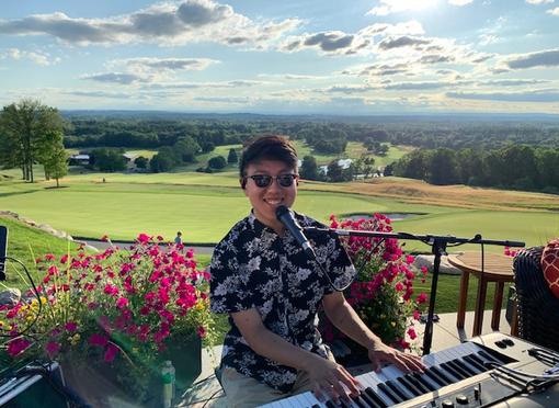 Kyle Langlois performs at the GreatHorse Country Club, Hampden, MA