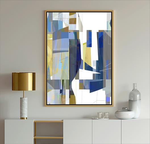 Geometric Art, #abstract art, #geometric, #blue art, #wallart, #design, #dubois art, #modern Art