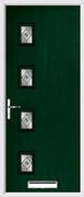 4 Square Composite Door fusion glass