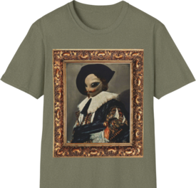 "Laughing Cavalien" Classic Art Masters Unisex Softstyle T-Shirt