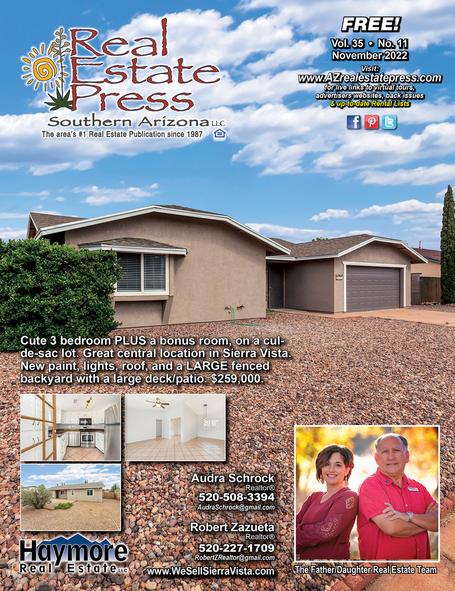 Real Estate Press, Southern Arizona, Vol 35, No 11, November 2022