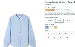 PeterPan collar blouse SS