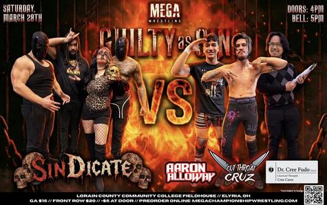 Sindicate vs Aaron Alloway/Cut Throat Cruz/Dr. Cree Fudo