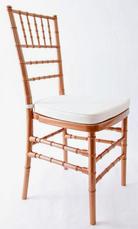 silla Tiffany oro rosa madera