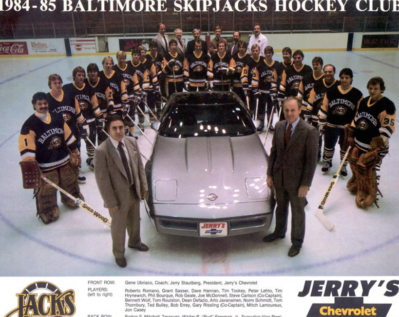Baltimore Skipjacks 1985 vintage hockey jersey