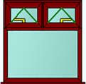 Style 46 rosewood window