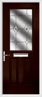 2 Panel 1 Square Composite Door fusion glass