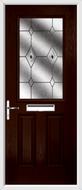 2 Panel 1 Square Composite Door fusion glass