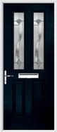 2 Panel 2 Square Composite Door monza glass