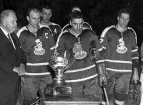 Player photos for the 1965-66 Cleveland Barons at