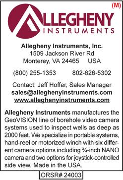 Allegheny Instruments, Cameras