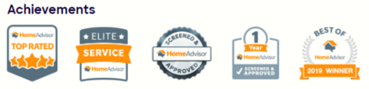 My Access Locksmith Achievments from Home Advisor.