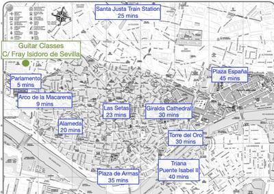 private flamenco lessons near the center of Seville