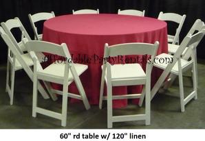 rental table rental chair rental linen