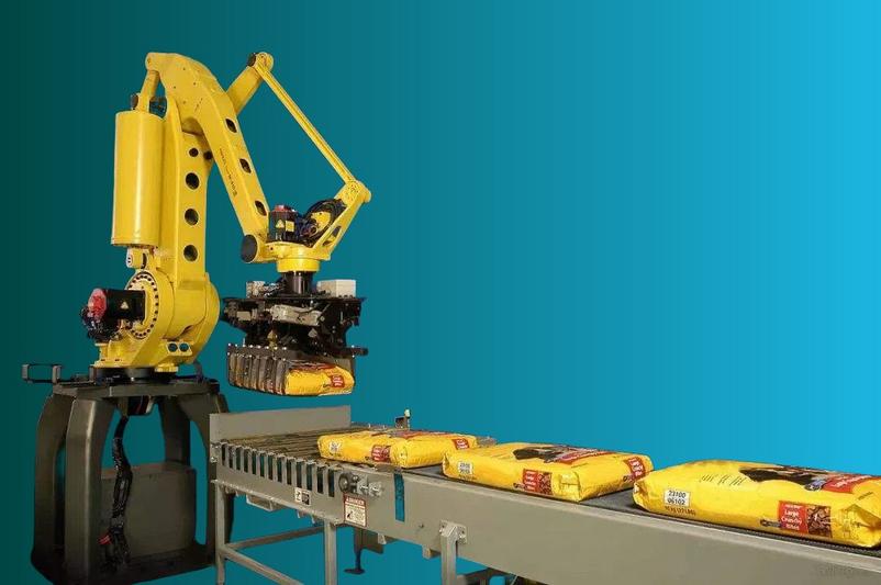 Palletizing Manipulator line equipped with advance robot stacker