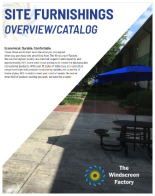 Site Furnishings 8 Page PDF Guide