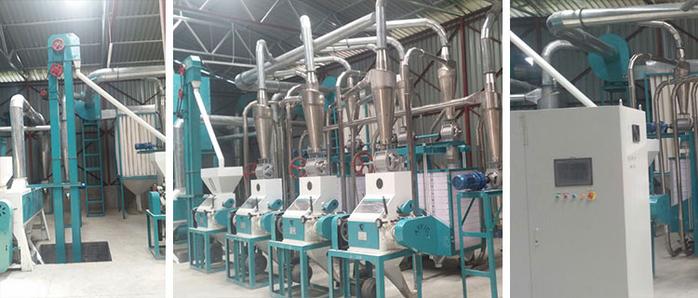 30T corn flour milling machine running in Nairobi Kenya