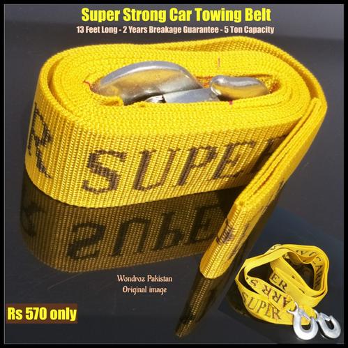 Super Strong Rope Car Towing Nylon Belt Tow Chain in Pakistan