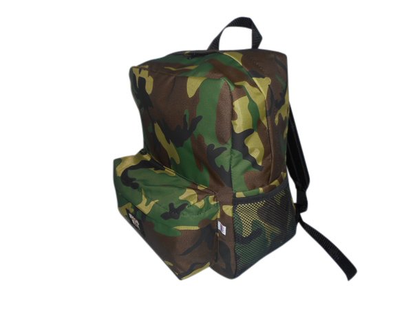 backpack with two side pockets