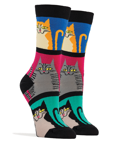 These Mod Cat Socks Are Crazy Mad About You! | IN A CAT'S EYE: Gifts ...