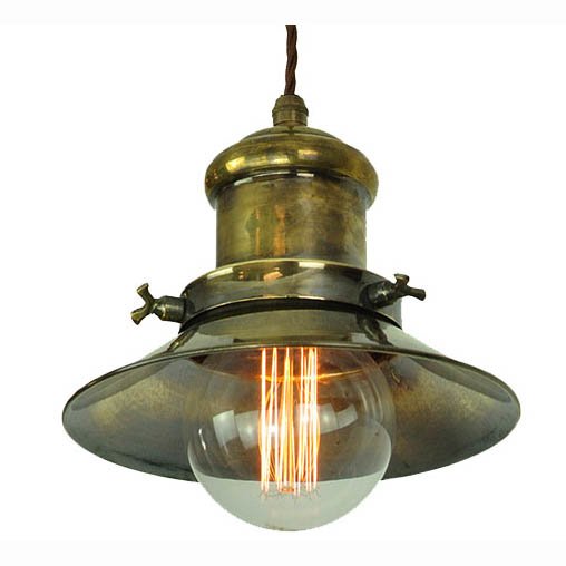 Edison (Small) Single Adjustable Height Wall Light Antique Brass (1900-1-WAD-AB) The Limehouse ...