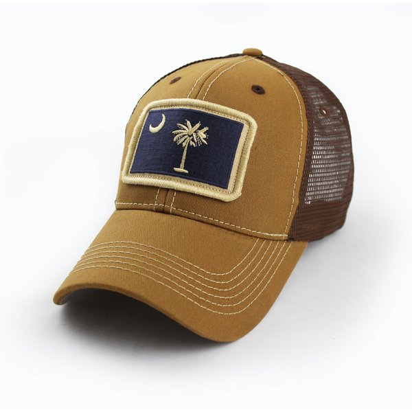 South Carolina State Flag Structured Hat Tobacco Brown | S.L. Revival Co