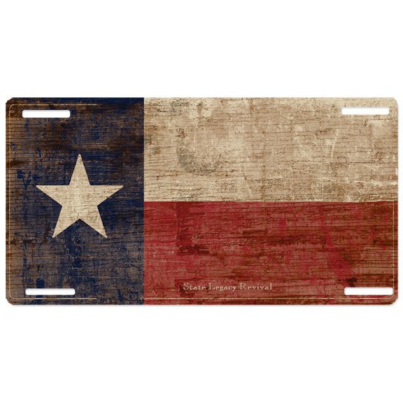 Vintage Texas License Plate 2