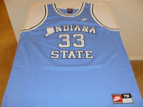 larry bird indiana state shirt