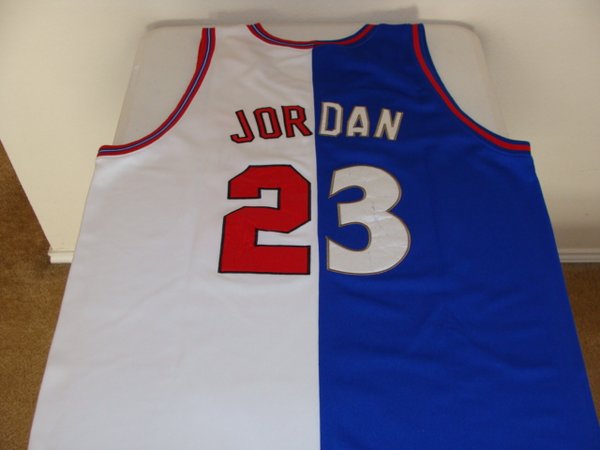 jordan half and half jersey