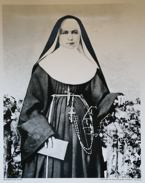 Mother Marianne Cope, Standing with Book Circa 1883 Print | Saint ...