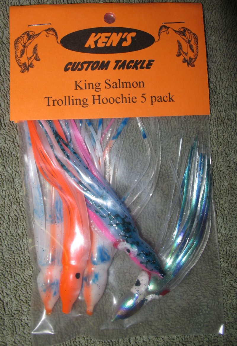 Salmon Hoochie Bulk Packs