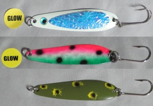 3 in.Trolling Flutter Spoons | Ken's Custom Tackle Co.