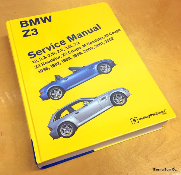 BMW Z3 Bentley Manual (Hard Cover) (BZ02) | BimmerBum Co ...