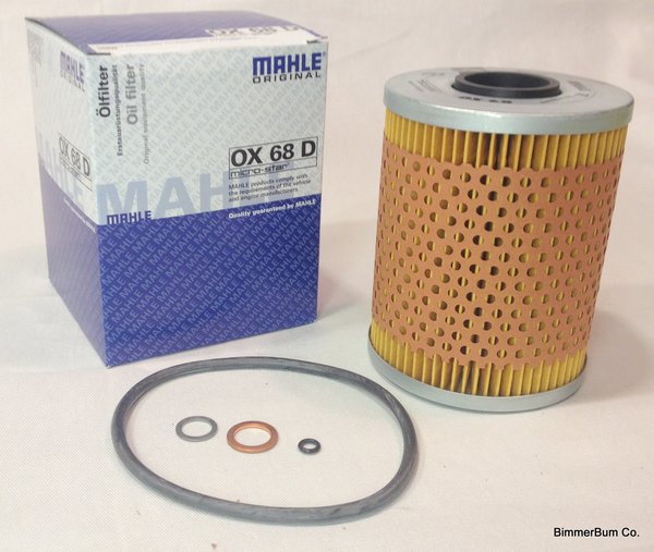 BMW OEM Mahle M50 Oil Filter Kit (OX68D) (11421730389) BimmerBum Co
