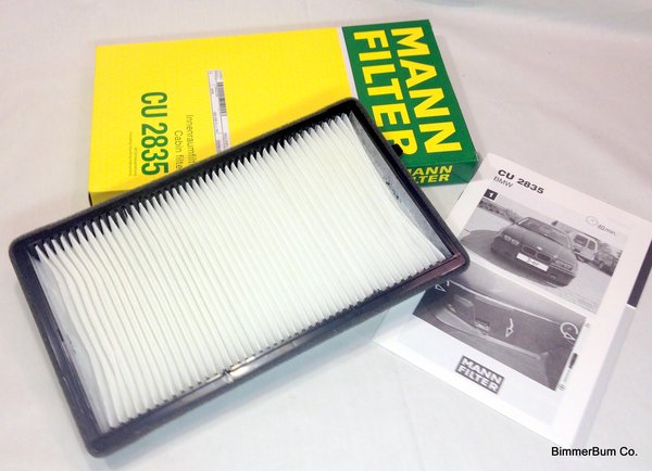 BMW E36 MANN Cabin Air Filter (64 11 9 069 895 ...