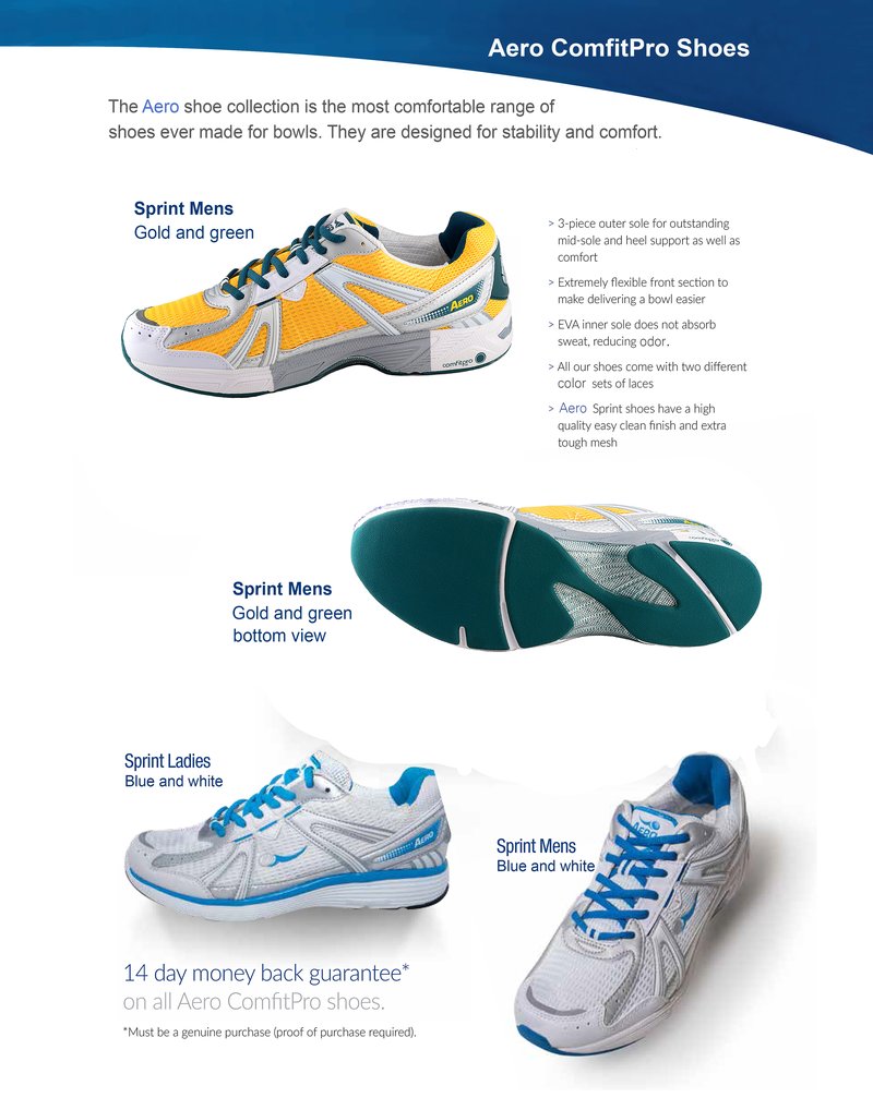 Clothing, Shoes & Accessories AERO Comfitpro Lawn Bowl Shoes Men's ...