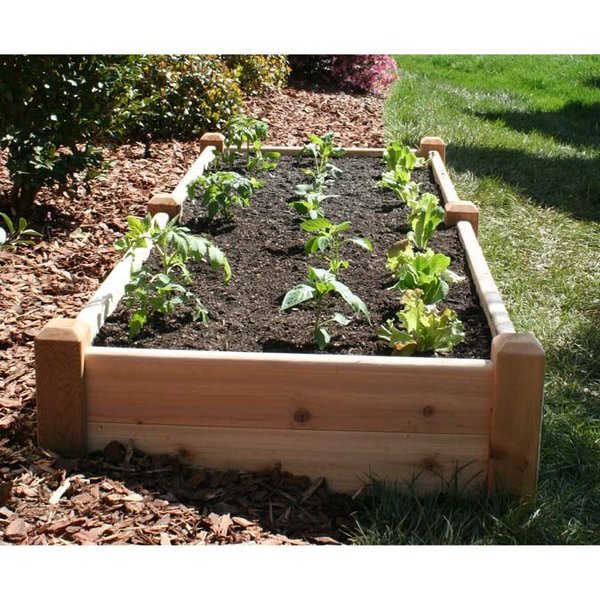  4 x8  11 high Cedar Raised  Garden  Bed  by Marleywood 