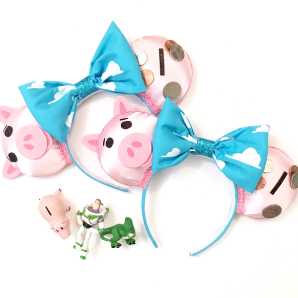 piggy stuffed toy blue magic