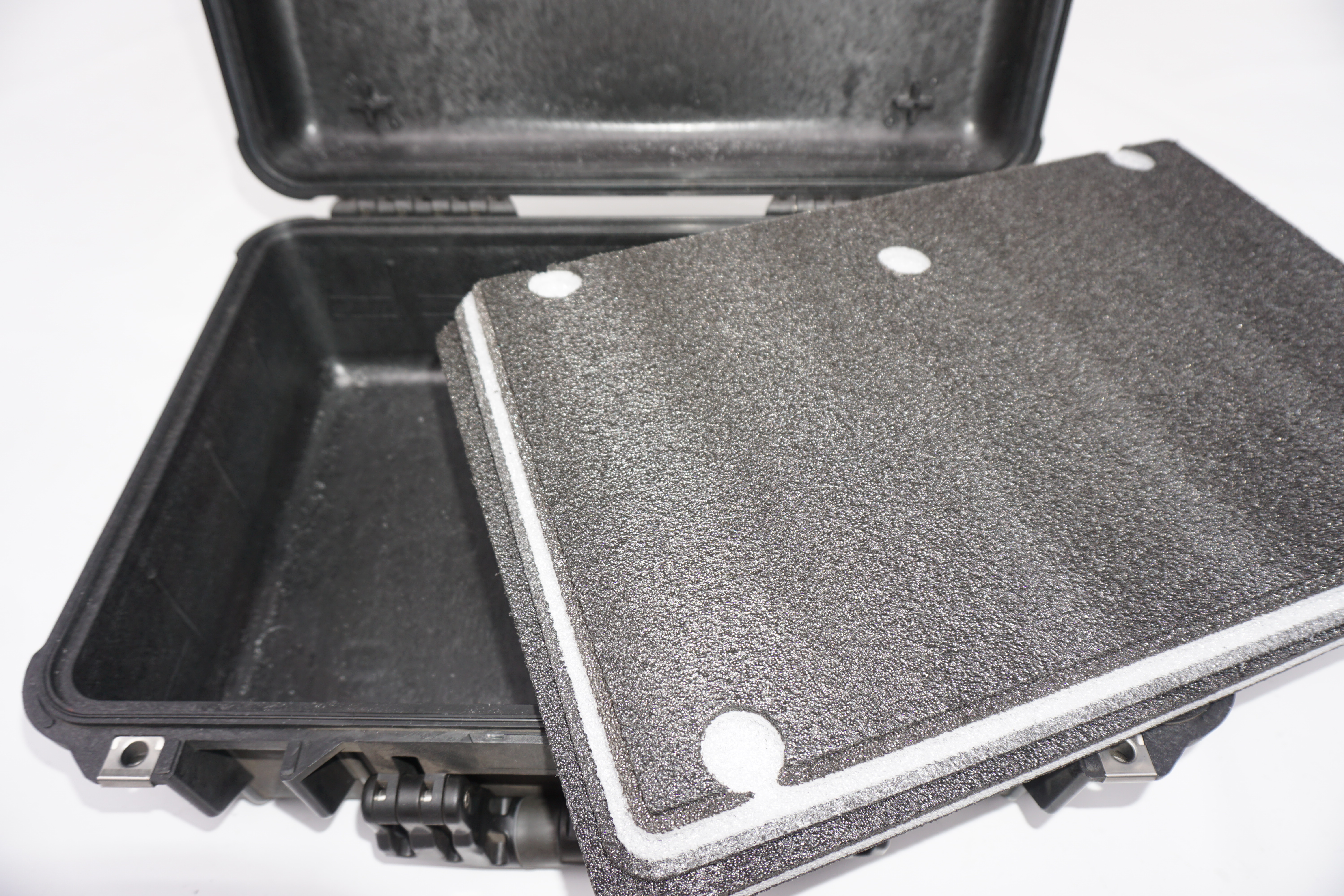  Pistol & Magazine Storage Foam Insert For Pelican P-1500 Case, 2 Piece Set, Pre-Cut Military Grade Polyethylene Base And Protective Lid  Liner (Case Not Included)